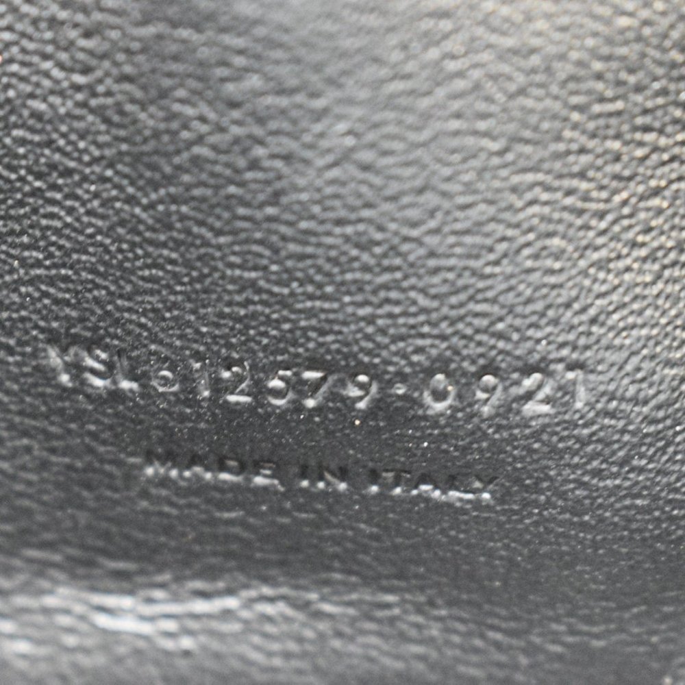 YVES SAINT LAURENT  Mini Lou Grain De Poudre Camera Crossbody Bag Dark Natural - Picture 10 of 11